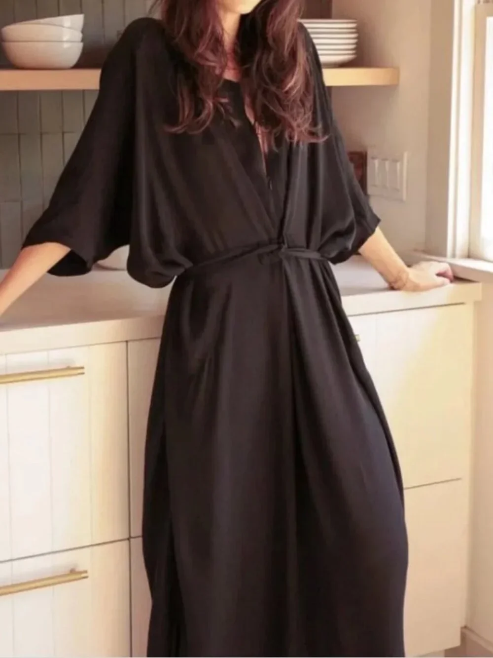 Odd bird NWT Ruya Tunic Maxi Dress Adjustable Oversized Viscose Bohemian Sz 5XL